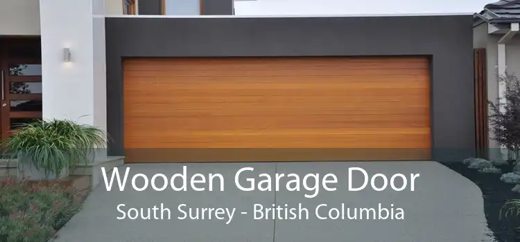 Wooden Garage Door South Surrey - British Columbia